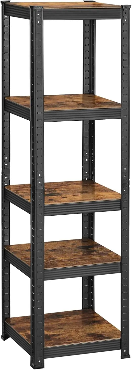SONGMICS Shelving Unit, 37 x 37 x 150 cm, 400 kg Load Capacity (80 kg per Shelf), Industrial