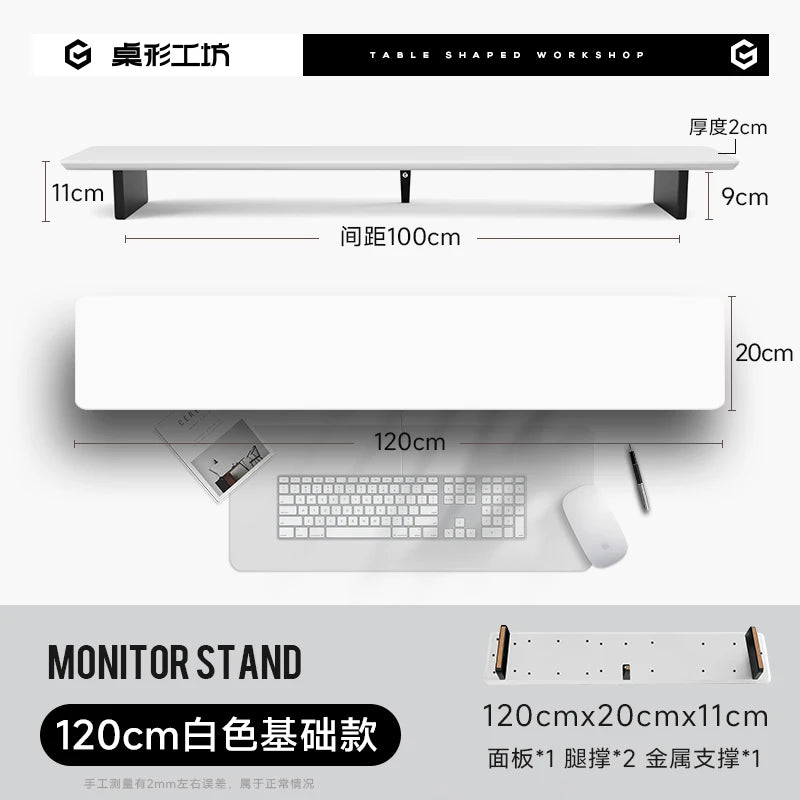 Z3 Modular Monitor Stand Premium Computer Riser for Ergonomic Workspace Modern Desk Organizer for Office Walnut/Black/White