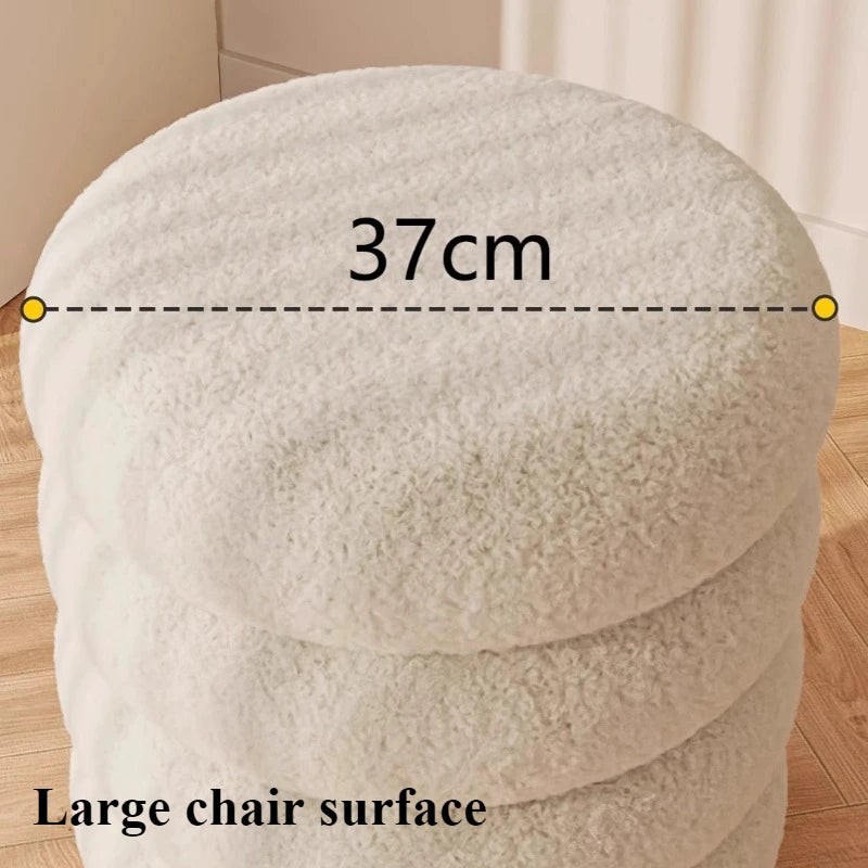 Living Room Stools Bedroom Dressing Table Round Stool Nordic Entrance Hall Ottomans Modern Simple Home Decoration Furniture