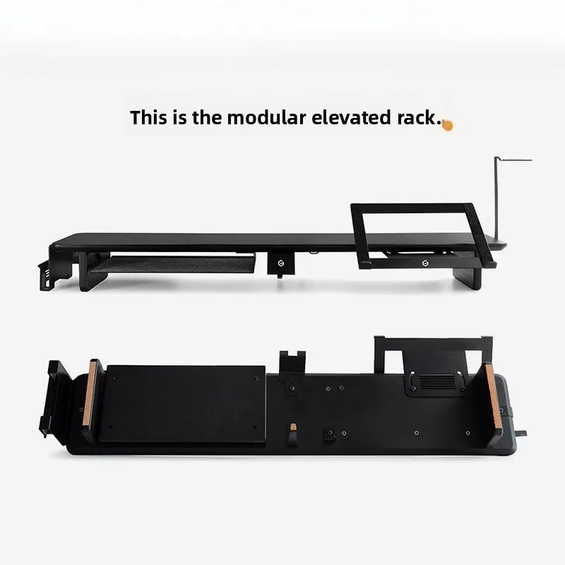 Z3 Modular Monitor Stand Premium Computer Riser for Ergonomic Workspace Modern Desk Organizer for Office Walnut/Black/White