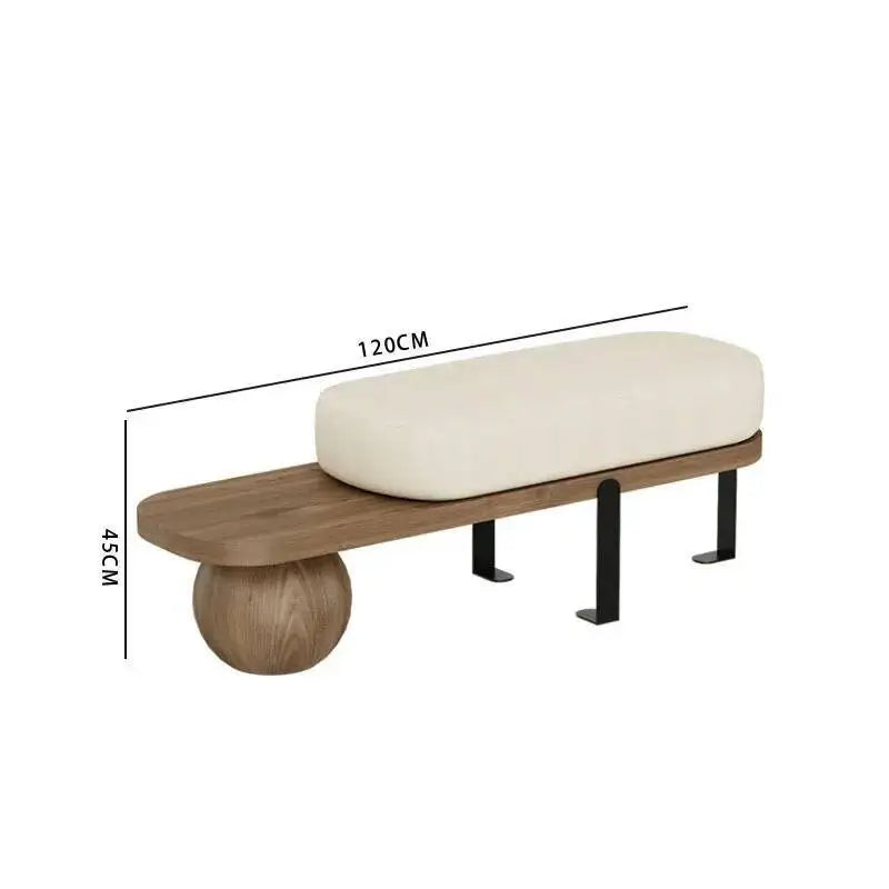 Room Entrance Home Shoe Creative Living Furniture Ottomans Door Solid Change Stool Wood Modern Bench Bedroom Bedside Pouf Stools