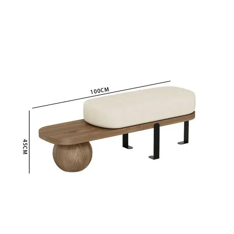 Room Entrance Home Shoe Creative Living Furniture Ottomans Door Solid Change Stool Wood Modern Bench Bedroom Bedside Pouf Stools