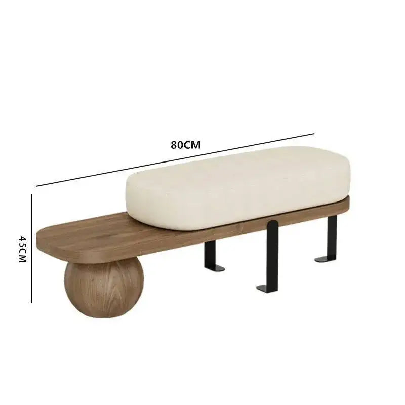 Room Entrance Home Shoe Creative Living Furniture Ottomans Door Solid Change Stool Wood Modern Bench Bedroom Bedside Pouf Stools