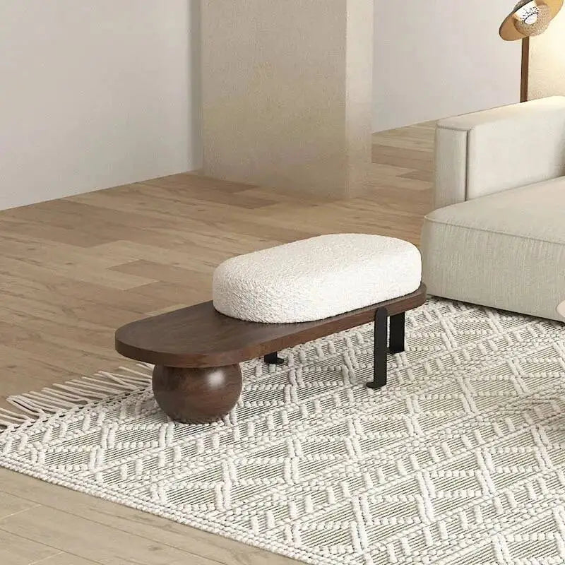 Room Entrance Home Shoe Creative Living Furniture Ottomans Door Solid Change Stool Wood Modern Bench Bedroom Bedside Pouf Stools