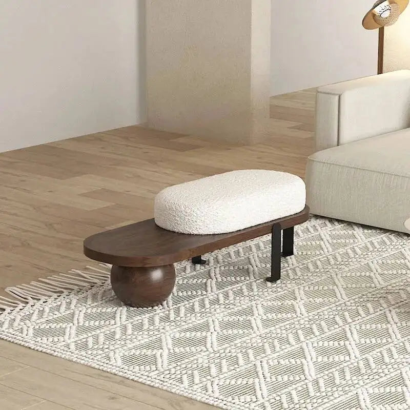Room Entrance Home Shoe Creative Living Furniture Ottomans Door Solid Change Stool Wood Modern Bench Bedroom Bedside Pouf Stools
