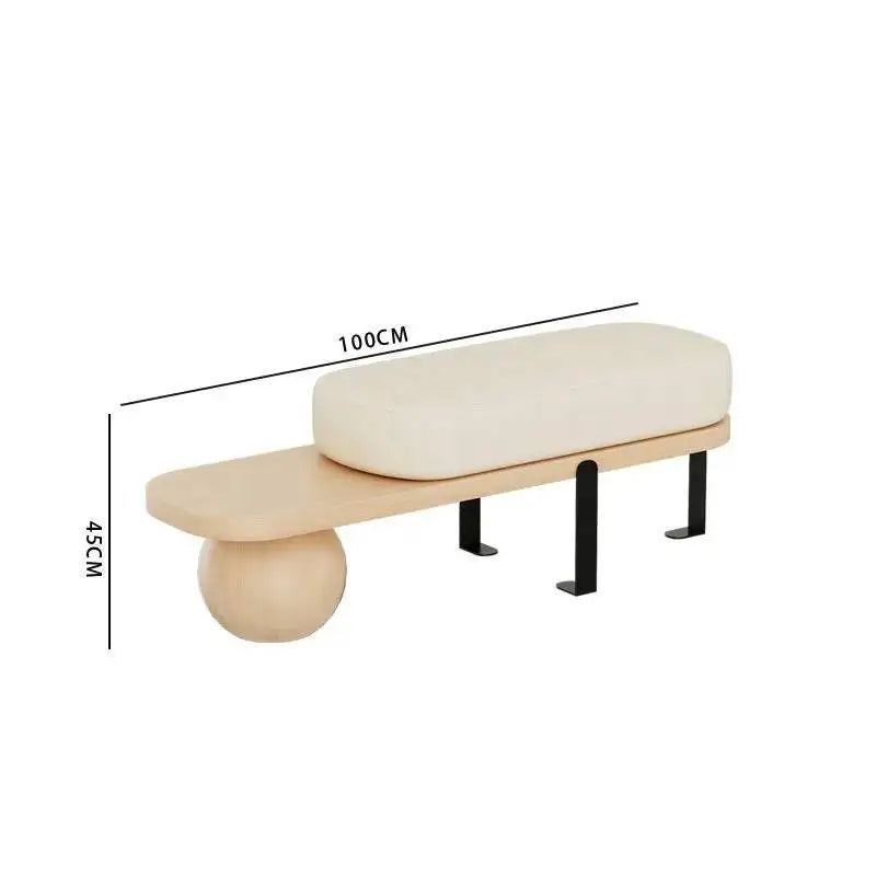Room Entrance Home Shoe Creative Living Furniture Ottomans Door Solid Change Stool Wood Modern Bench Bedroom Bedside Pouf Stools