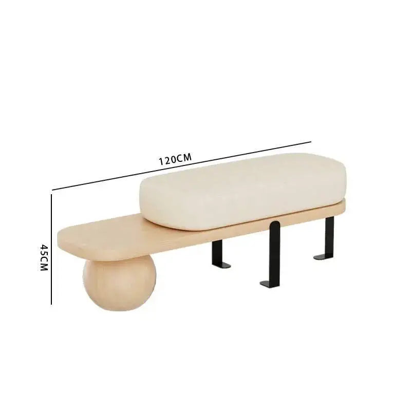 Room Entrance Home Shoe Creative Living Furniture Ottomans Door Solid Change Stool Wood Modern Bench Bedroom Bedside Pouf Stools